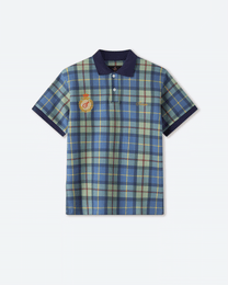 Pique Plaid Polo T-Shirt