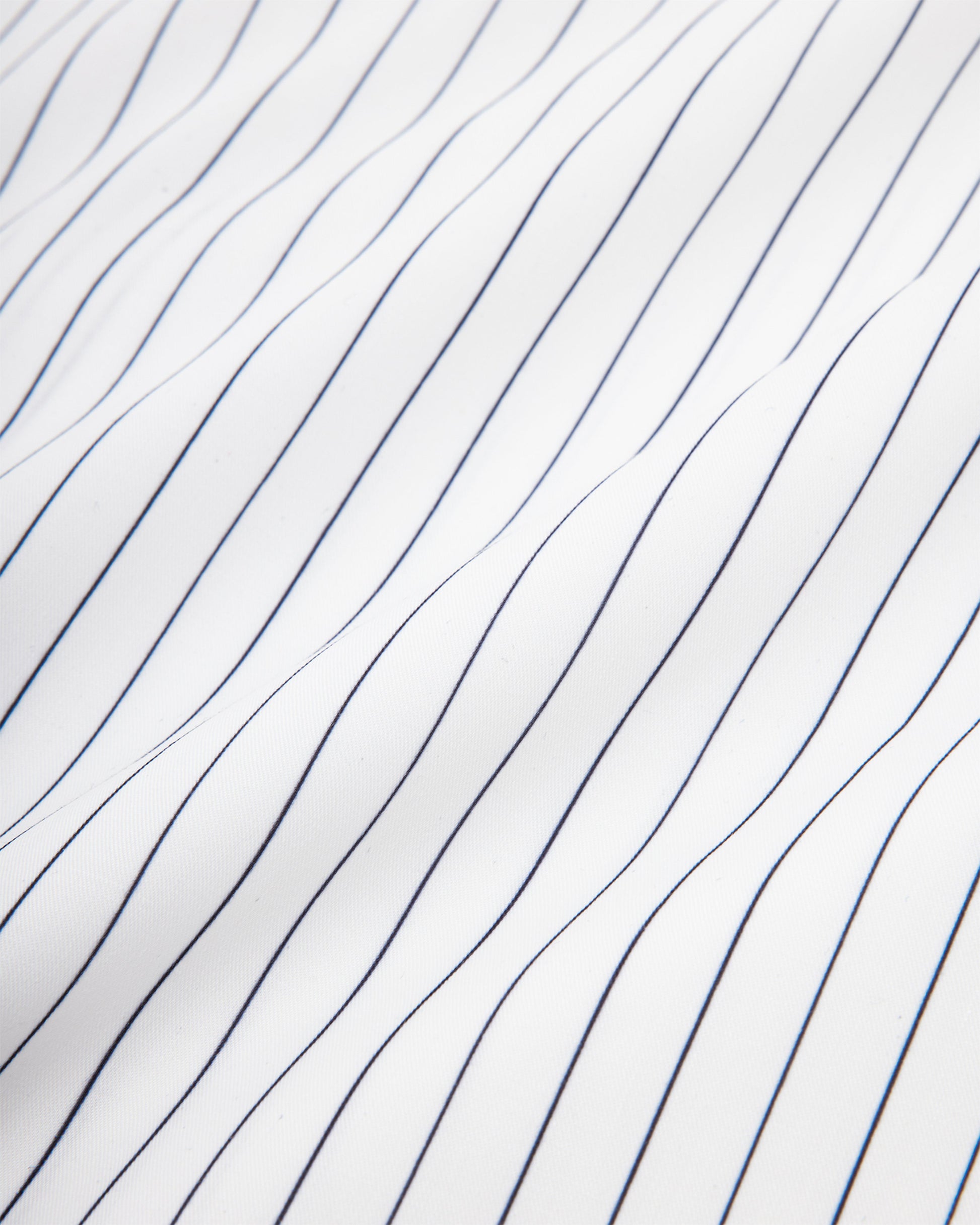 Sūtsu White Pinstripe Button Up Shirt