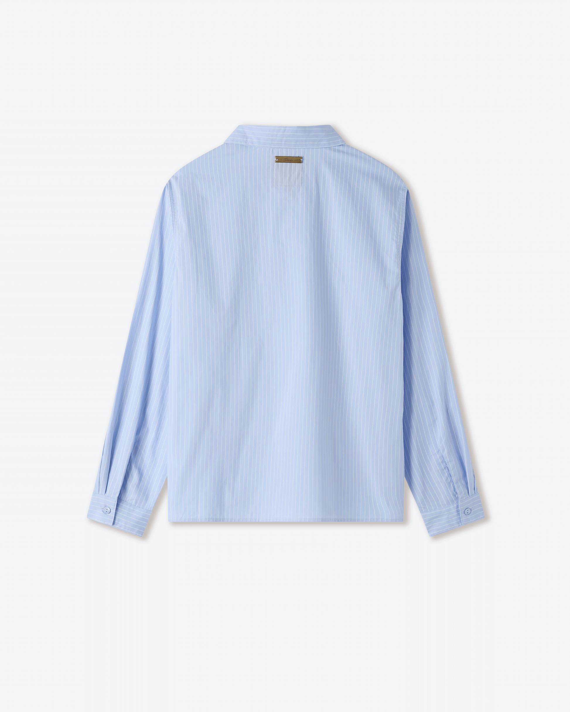 Hattori Blue Pinstripe Button Up Shirt