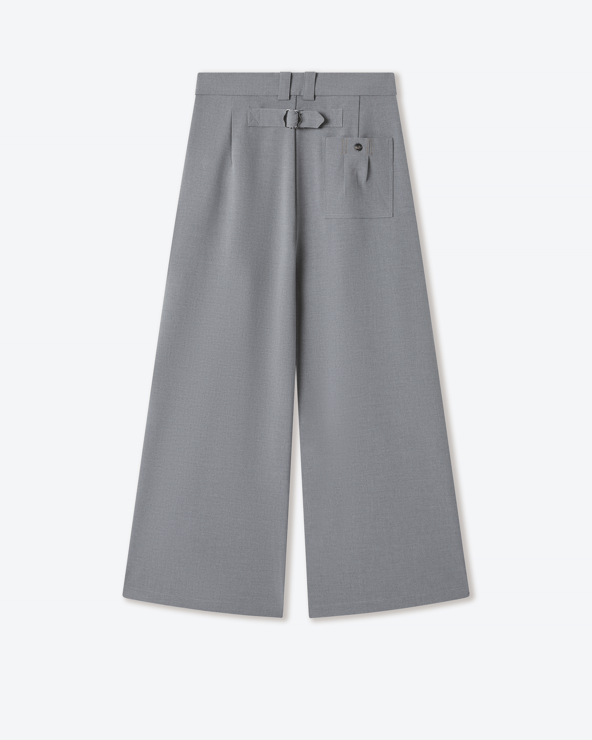 Gyokudō Grey Adjustable Suit Pants