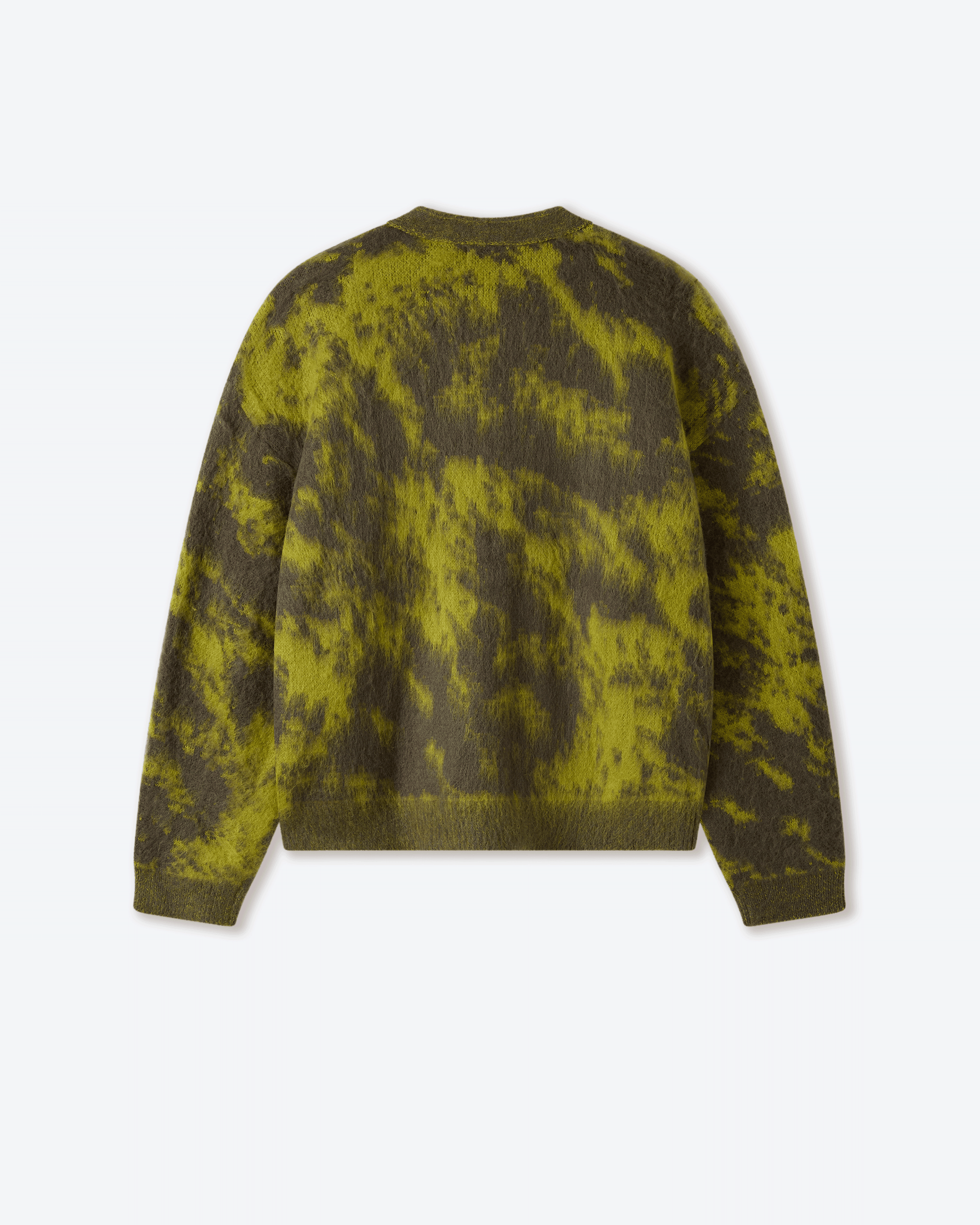 Wagara Green Mohair Cardigan