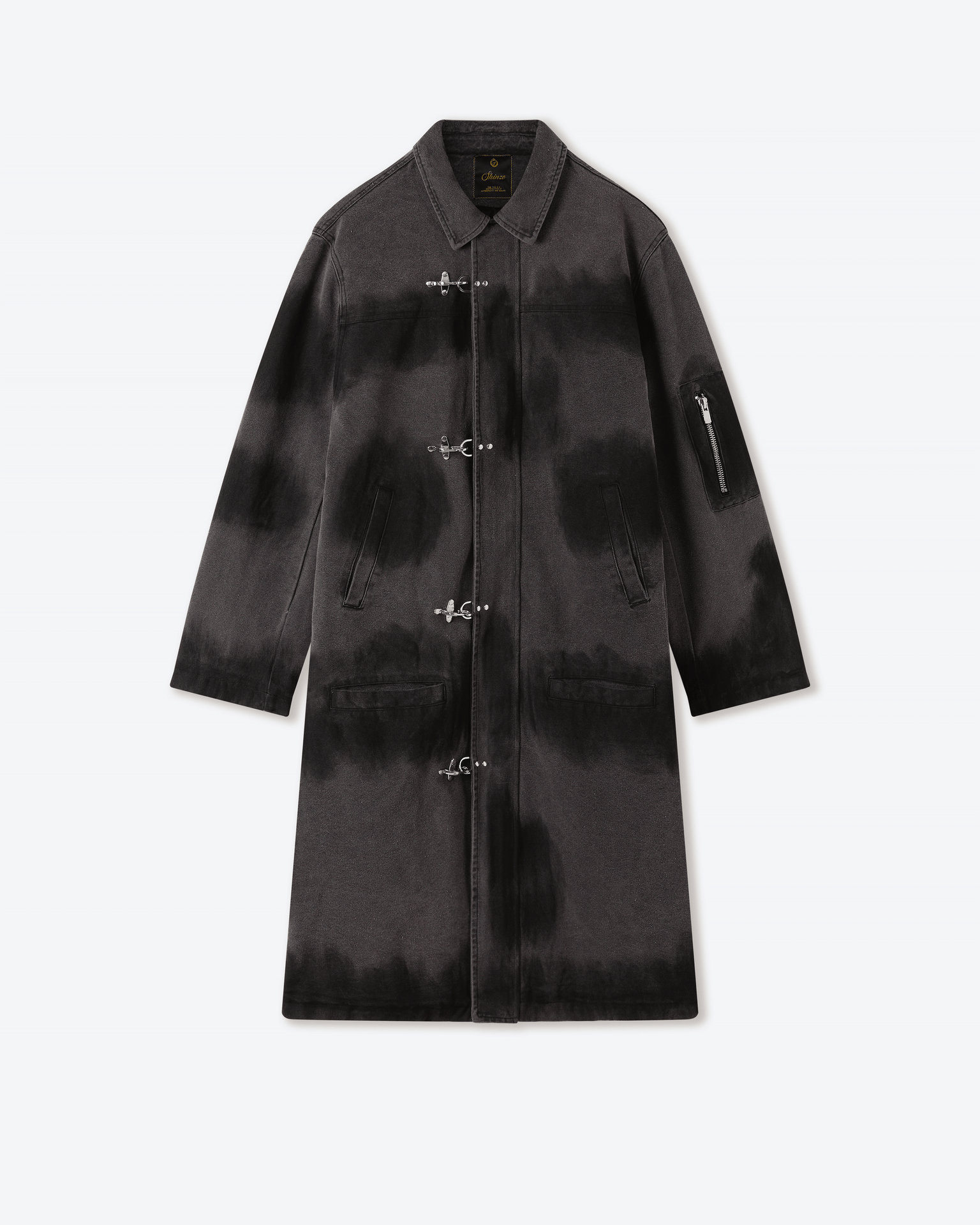 Shige Canvas Clasp Trench Coat